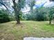Spacious backyard with a view of trees and greenery at 4823 Linwood St, Sarasota, FL 34232