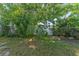 View of the backyard, showcasing the lush foliage and tranquil outdoor space at 6087 Coral Way, Bradenton, FL 34207