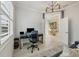 Bright home office featuring contemporary desk, chair, and stylish decor at 6228 Champions Row St, Bradenton, FL 34210