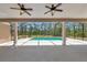 Inviting screened-in pool with covered lanai and ample seating at 6407 213Th E St, Bradenton, FL 34211