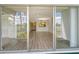 The interior of the home, looking from the screened lanai at 7173 W Country Club N Dr # 141, Sarasota, FL 34243