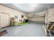 Spacious garage with plenty of room for parking and storage at 8592 Hidden Lagoon Rd, Sarasota, FL 34242