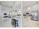 Spacious kitchen with stainless steel appliances, white cabinetry, and granite countertops at 8824 Havenridge Dr, Sarasota, FL 34238