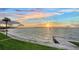 Waterfront sunset view from the property at 99 Sunset Dr # 102, Sarasota, FL 34236