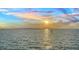 Beautiful water view showing the expansive bay and the gorgeous sunset at 99 Sunset Dr # 102, Sarasota, FL 34236