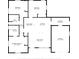 Layout of the home's floor plan with dimensions and room names at 1050 55Th S Ave, St Petersburg, FL 33705
