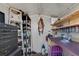 Organized shed with shelving and ample storage space for tools and supplies at 1110 49Th Avenue W Dr, Bradenton, FL 34207