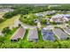 An aerial view of manicured lawns and beautiful single Gathering homes at 12592 Ryegrass Loop, Parrish, FL 34219