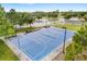 Aerial view of a new basketball court in the community at 12592 Ryegrass Loop, Parrish, FL 34219