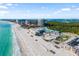 Beautiful view of oceanfront resort with beach access on pristine white sand beach at 1750 Benjamin Franklin Dr # 6B, Sarasota, FL 34236