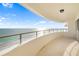 This outdoor balcony offers breathtaking ocean views and plenty of space for relaxing and entertaining at 1750 Benjamin Franklin Dr # 6B, Sarasota, FL 34236