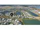 Stunning aerial view of community with numerous lakes and waterways throughout the neighborhood at 17549 Timberline Pkwy, Punta Gorda, FL 33982