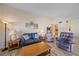 Inviting living room with modern furnishings and decor, perfect for relaxation and entertaining at 2640 Clubhouse Dr # 204, Sarasota, FL 34232