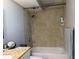 Bathroom with tile shower/tub combination, ensuring a practical and refreshing experience at 2755 Coconut Bay Ln # 1313 3M, Sarasota, FL 34237