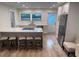 Modern kitchen with a large island, stainless steel appliances, and ample counter space at 3312 Bay Shore Rd, Sarasota, FL 34234