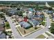 Residential area with manicured lawns, mature trees, and close proximity to local amenities at 4033 Dover E Dr, Bradenton, FL 34203