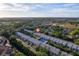 Aerial view of residential condos with water views, green landscaping, and convenient parking at 6033 34Th W St # 132, Bradenton, FL 34210