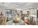 Bright living room with ample seating, natural light, and an open flow to the kitchen at 6936 White Willow Ct, Sarasota, FL 34243