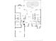 Detailed floor plan showcasing layout with kitchen, bedrooms, pool, and living areas at 7602 Partridge Street Cir, Bradenton, FL 34202