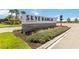Attractive entrance sign for Skye Ranch in Sarasota, with well-maintained landscaping at 9061 Luna Ln, Sarasota, FL 34241