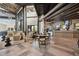 Spacious lobby with comfortable seating, modern decor, and convenient access to a coffee bar at 9061 Luna Ln, Sarasota, FL 34241