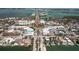 Stunning aerial view of a coastal city with beautiful waterfront properties and a bustling cityscape at 1212 Benjamin Franklin Dr # 901, Sarasota, FL 34236