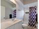Well-lit bathroom features a large mirror and shower at 1217 92Nd Nw St, Bradenton, FL 34209