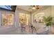 Inviting outdoor seating area with stylish furniture, ideal for enjoying the fresh air at 13625 3Rd Ne Ave, Bradenton, FL 34212