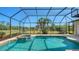 Sparkling pool and spa area enclosed by screened-in lanai, perfect for outdoor enjoyment and relaxation at 13625 3Rd Ne Ave, Bradenton, FL 34212