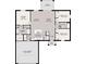 Floor plan displaying layout of bedrooms, bathrooms, and kitchen at 1492 Truval Ter, Port Charlotte, FL 33952