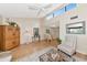 Bright open living space with vaulted ceilings and natural light overlooking the dining area at 1532 Pelican Point Dr # 240, Sarasota, FL 34231