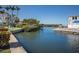 Beautiful waterfront view, community homes, and dock access to water and boat slips at 1714 69Th W Ave # C402, Bradenton, FL 34207