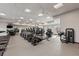 Bright gym with an assortment of modern exercise equipment, perfect for a full body workout at 17620 Crescent Moon Loop, Bradenton, FL 34211