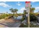 Private community boat ramp with signage indicates access for property owners only at 2105 Georgia Ave, Englewood, FL 34224