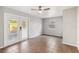 Bright bedroom with tile floors and windows, providing ample space and natural light at 2400 Stanford Ave, Bradenton, FL 34207
