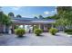Exterior view of a covered pavilion with a picnic table at 3080 Grand Bay Blvd # 533, Longboat Key, FL 34228