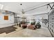 Spacious garage with ample storage space for tools, lawn equipment, and more at 3905 Trentwood Pl, Sarasota, FL 34243