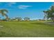 An expansive green lawn with palm trees and mature oak trees in a beautiful community at 4360 Presidential Avenue E Cir, Bradenton, FL 34203