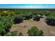 Vast acreage featuring lush green trees, a barn, and fenced pasture under a bright blue sky with scattered clouds at 4876 253Rd E St, Myakka City, FL 34251