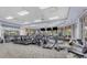 Spacious fitness center with modern equipment, large windows and a variety of workout options at 5881 Girona Pl, Sarasota, FL 34238