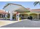 Convenient community gas station with covered pumps and golf cart parking, offering easy access for residents at 5881 Girona Pl, Sarasota, FL 34238