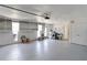 This garage has laundry hookups and ample room for storage and a work area at 609 Glen Oak Rd, Venice, FL 34293