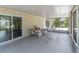 Large, screened-in porch offers plenty of seating and entertaining space at 609 Glen Oak Rd, Venice, FL 34293