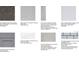 Selections include flooring, carpet, countertop, tile, kitchen backsplash, and cabinet door style samples at 6908 Prairie Oak Way, Nokomis, FL 34275