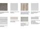 Selection of home details including flooring, counters, cabinet and tile selections at 7053 Foxboro Way, Nokomis, FL 34275