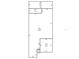 Schematic of a home's footprint showing external dimensions and square footage of interior spaces at 17616 Bright Wheat Dr, Lithia, FL 33547