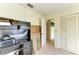 Bright office space with a built-in desk and storage, adjacent to closet and additional rooms at 1809 67Th W St, Bradenton, FL 34209