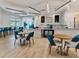 Lounge area and snack bar in the clubhouse, offering a relaxed setting for socializing at 27061 Paradise Shores Dr, Englewood, FL 34223