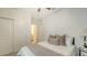 Cozy bedroom featuring closet space and calming neutral color palette at 2907 61St E Ter, Ellenton, FL 34222