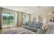 Bright living room with sliding glass doors leading to the backyard and plenty of space at 2907 61St E Ter, Ellenton, FL 34222